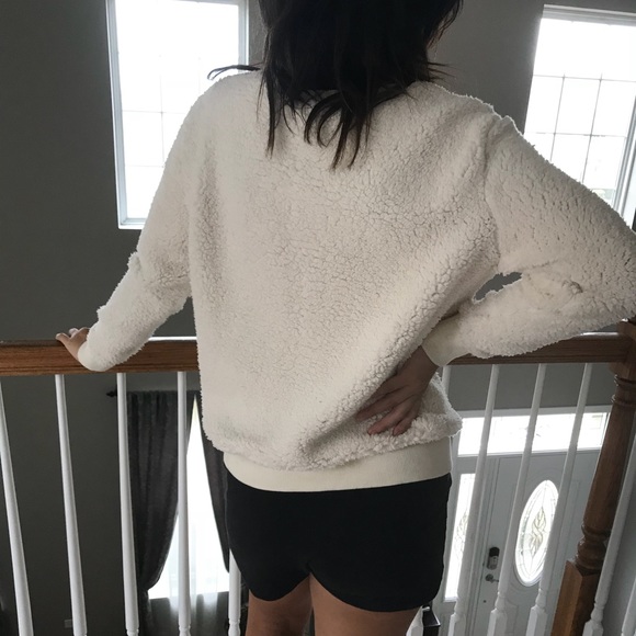 Fuzzy Crewneck Sweater - Picture 3 of 4